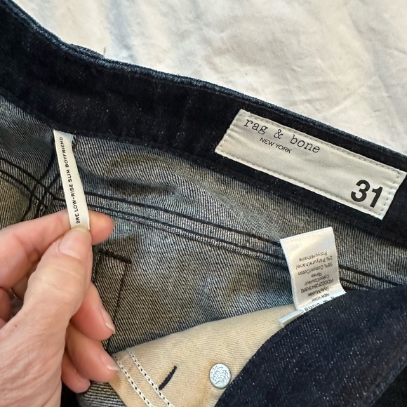 Rag and bone Dre low rise slim boyfriend - Picture 3 of 7